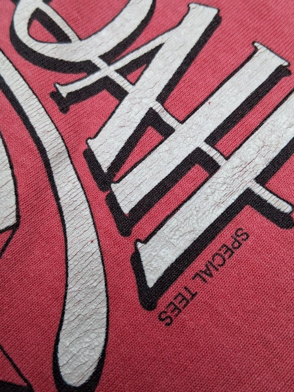 Vintage Shenandoah Band Shirt L Pink Single Stitch Screen Stars Best USA On Tour - Picture 8 of 16